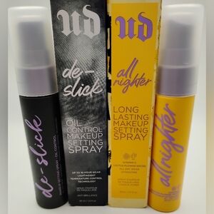 Urban Decay Setting Sprays Bundle- De-Slick&All Nighter